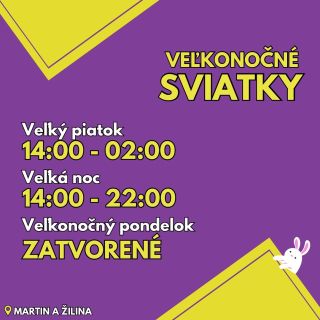 OTVÁRACIE HODINY CEZ SVIATKY! 🐣 #nicoteens #easter #martin #zilina